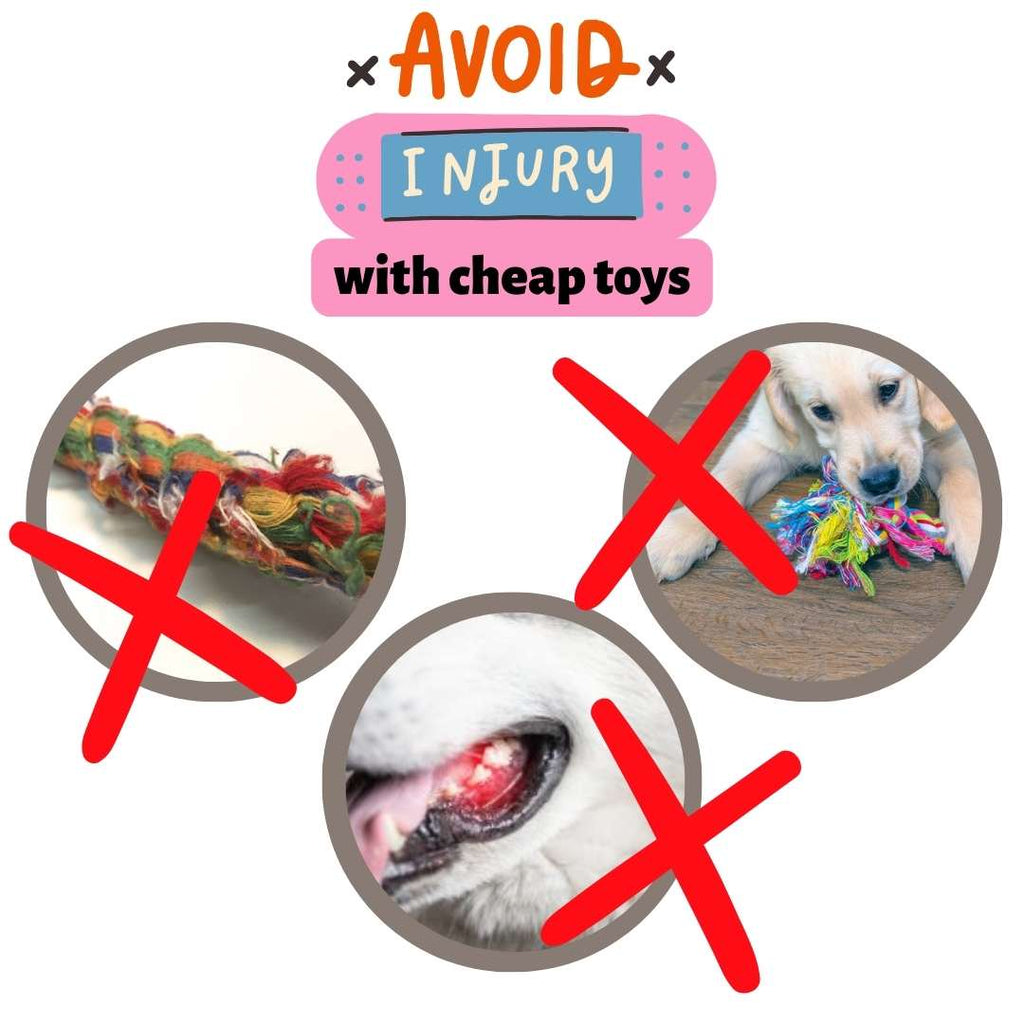 3-in-1 Enrichment Tube for Dogs: Tug Toy, Treat Puzzle and Snuffle Ball
