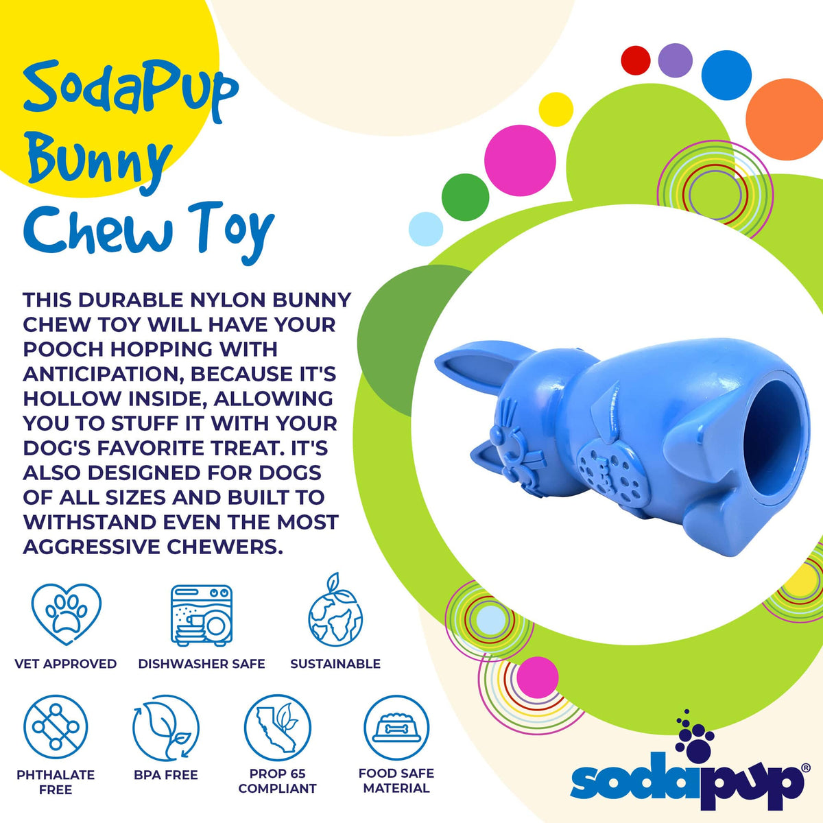 Bunny Nylon Chew Toy