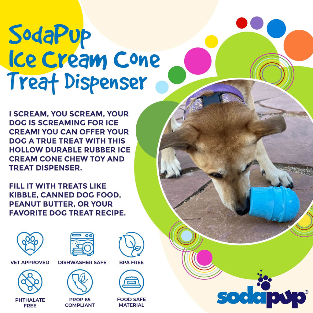 Ice Cream Cone Treat Dispenser Toy