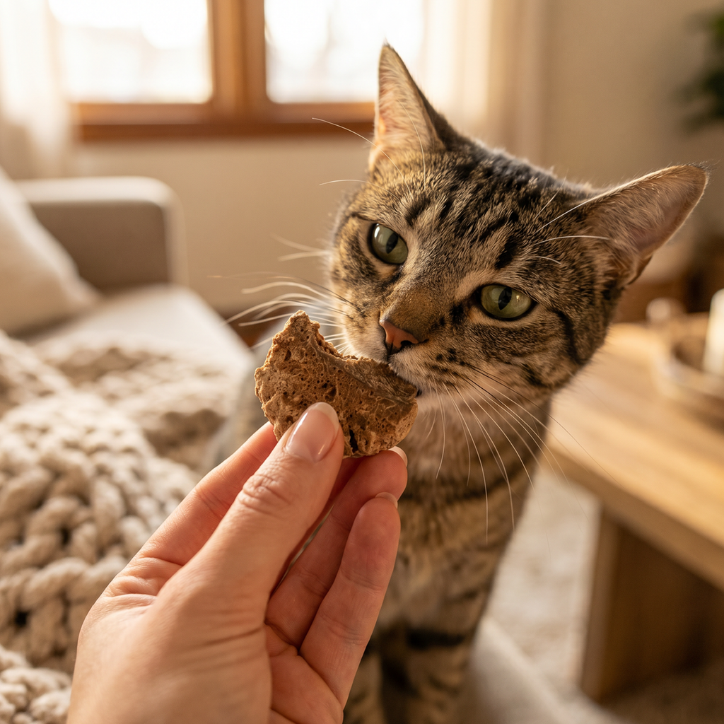 Freeze-Dried Beef Lung Treats for Cats