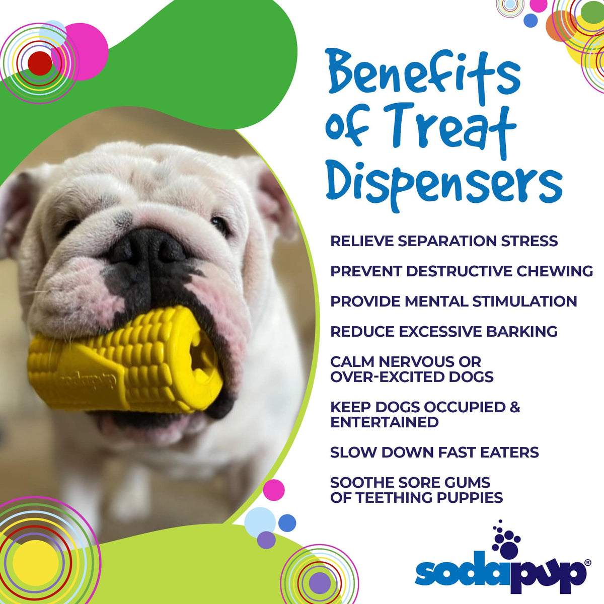 Corn on the Cob Treat Dispenser Chew Toy