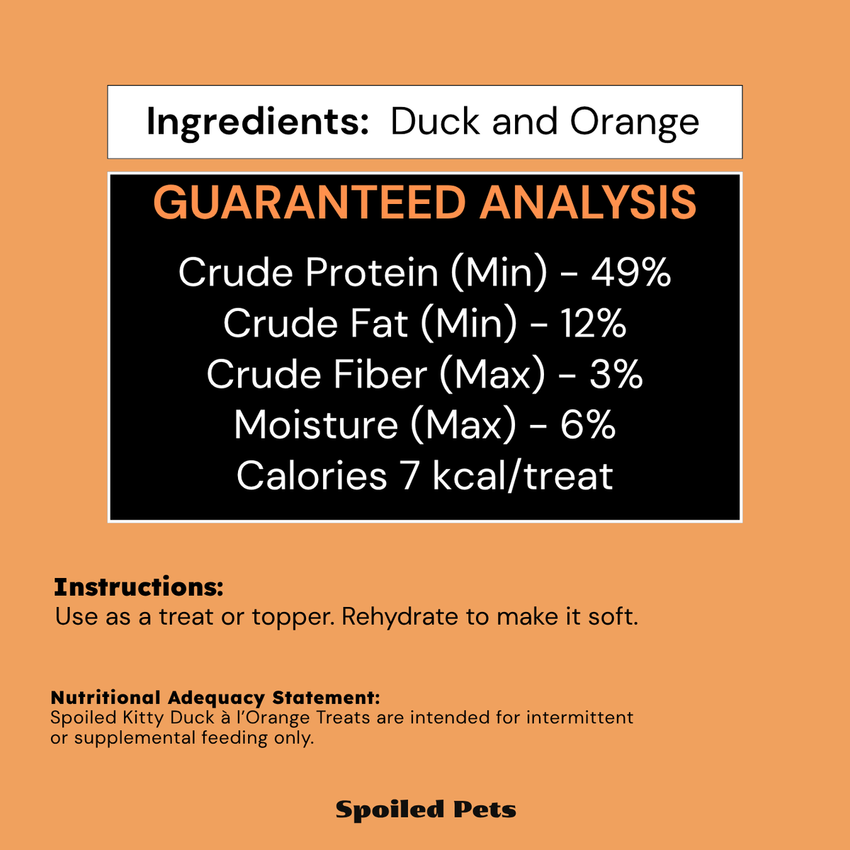 Duck à l'Orange Freeze-Dried Cat Treats