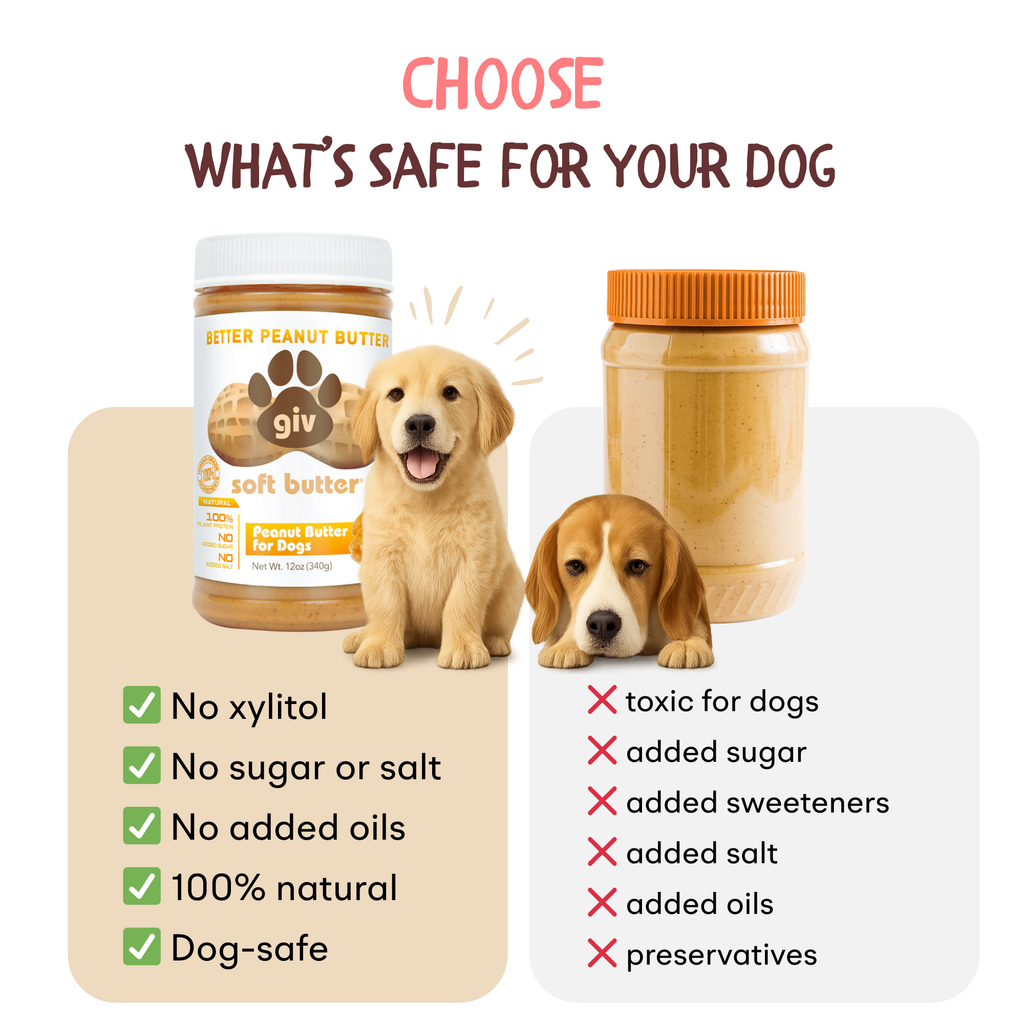 Dog Peanut Butter Squeeze Pouches, 10 Pack