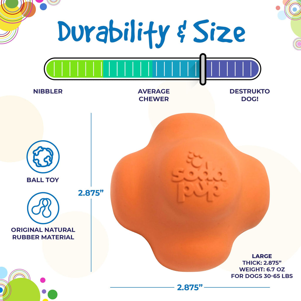 Crazy Bounce Rubber Fetch Ball