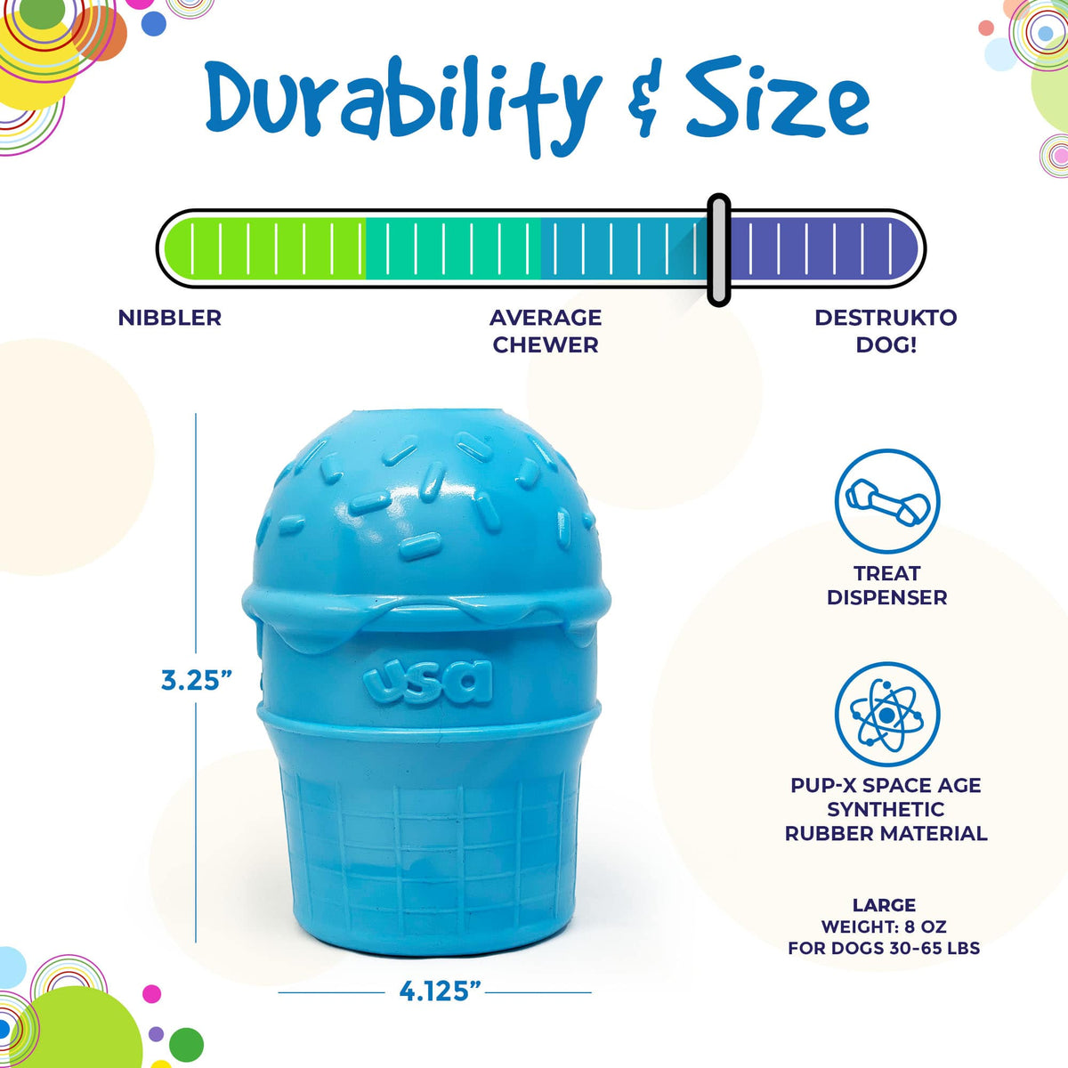 Ice Cream Cone Treat Dispenser Toy