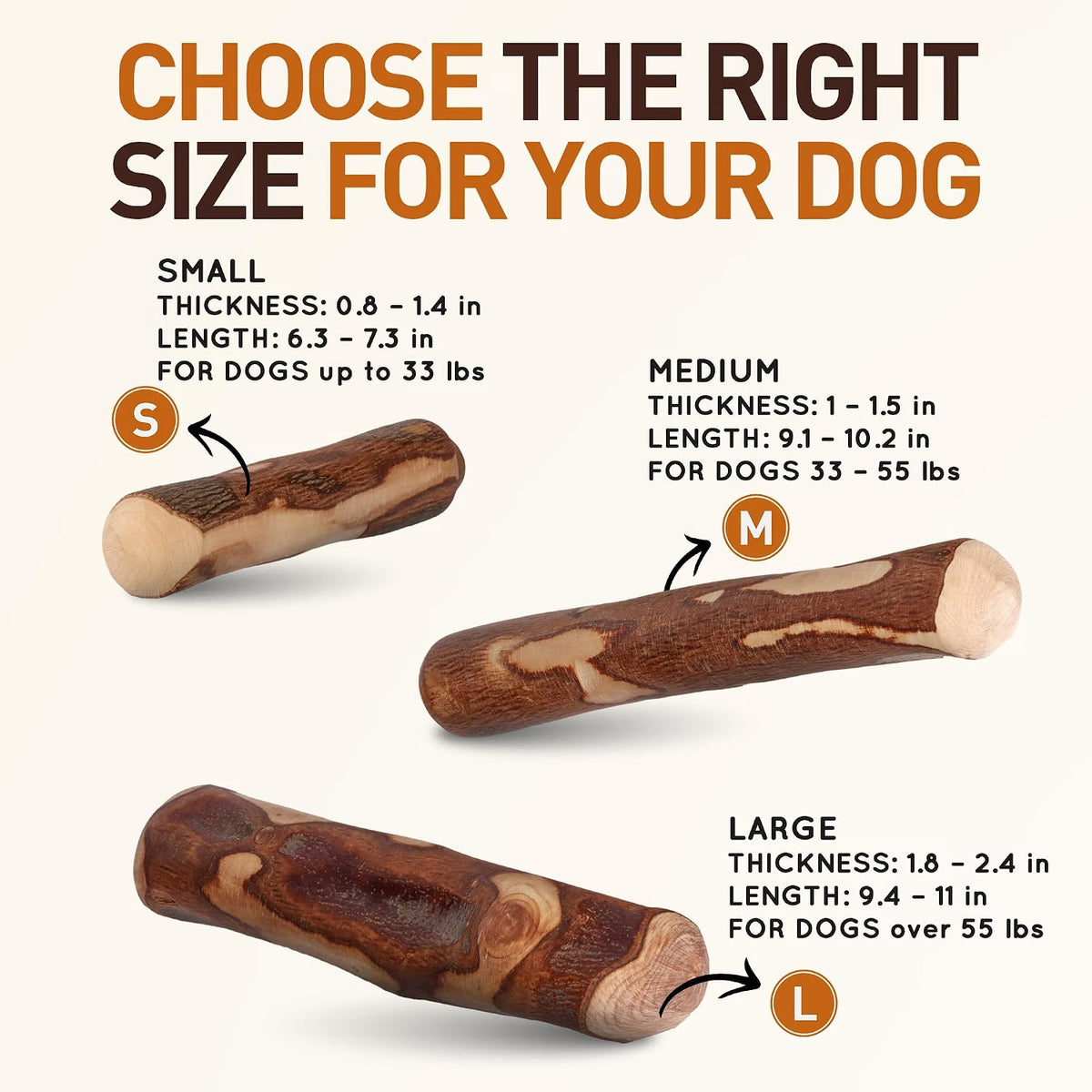 Olive Wood Dog Chew