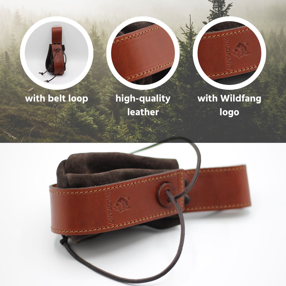 Leather Dog Treat Pouch