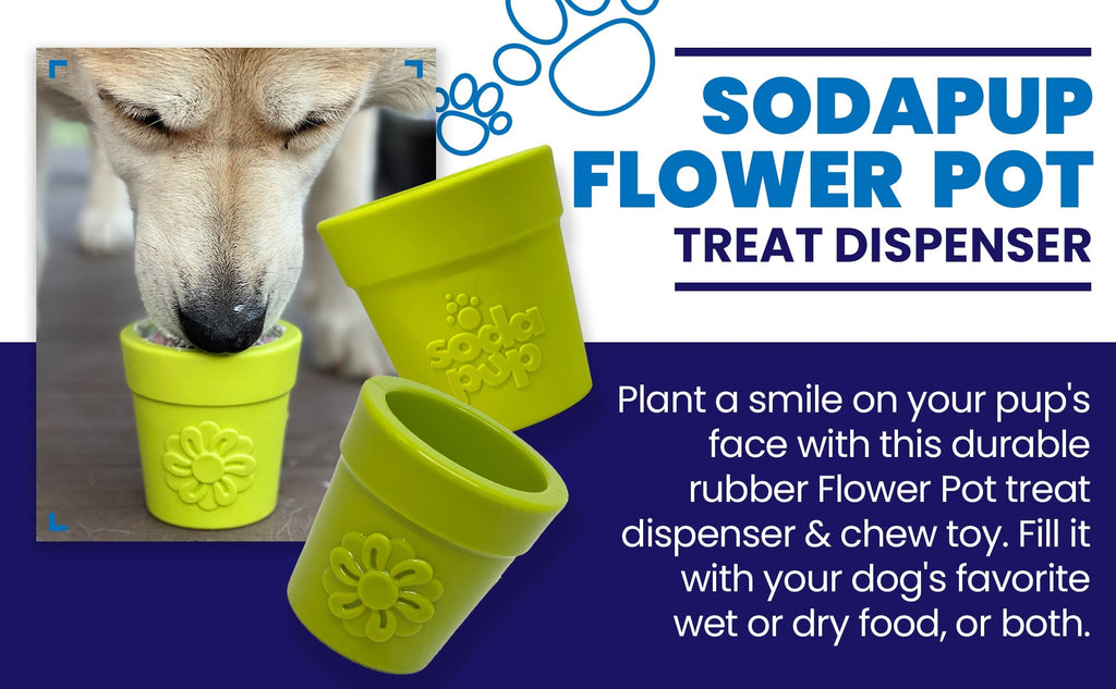 Large Flower Pot eCup Treat Dispenser