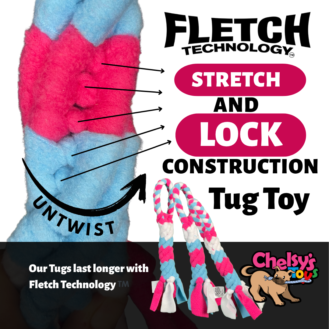3-in-1 Enrichment Tube for Dogs: Tug Toy, Treat Puzzle and Snuffle Ball