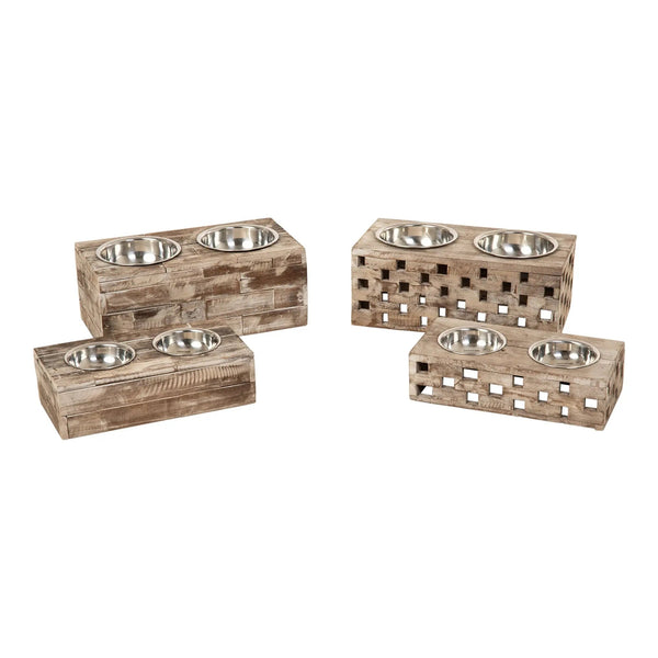 Elevated Double Bowl Feeder, Classic