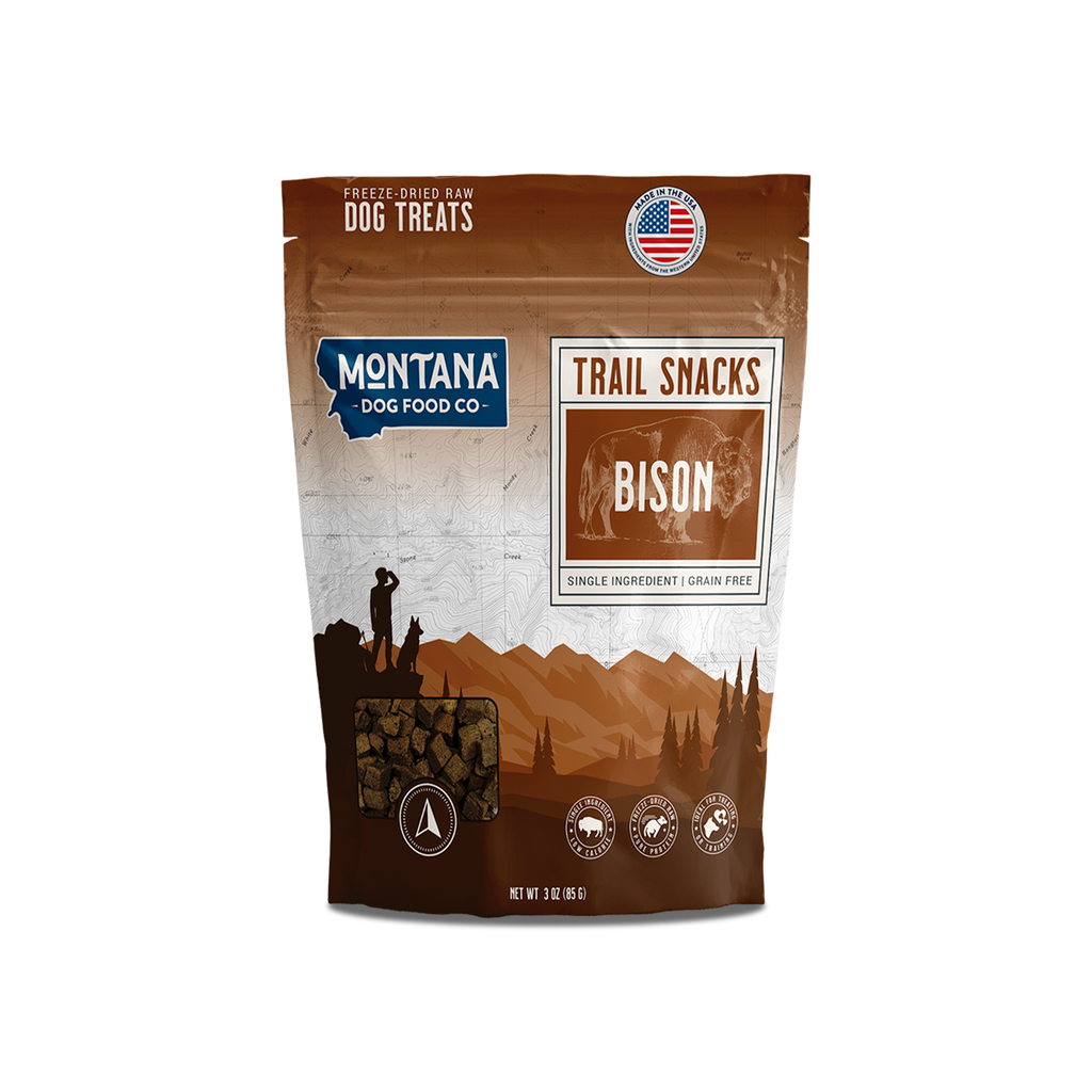 Freeze-Dried Bison Liver Dog Treats, 3 oz