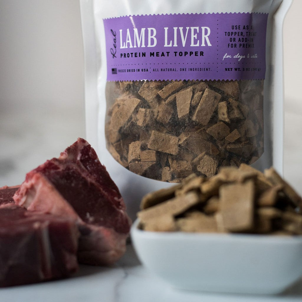Freeze-Dried Lamb Liver Dog Treats