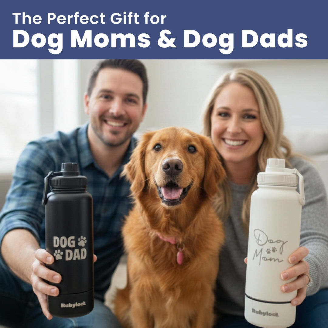 Dog + Human Water Bottle with Detachable Bowl