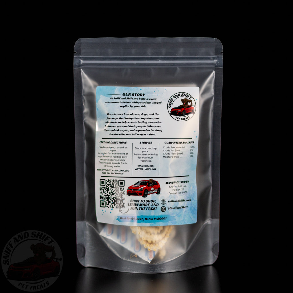 Freeze-Dried Baby Octopus for Dogs and Cats