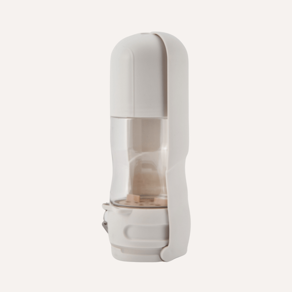 Travel Dog Water Bottle with Treat Holder