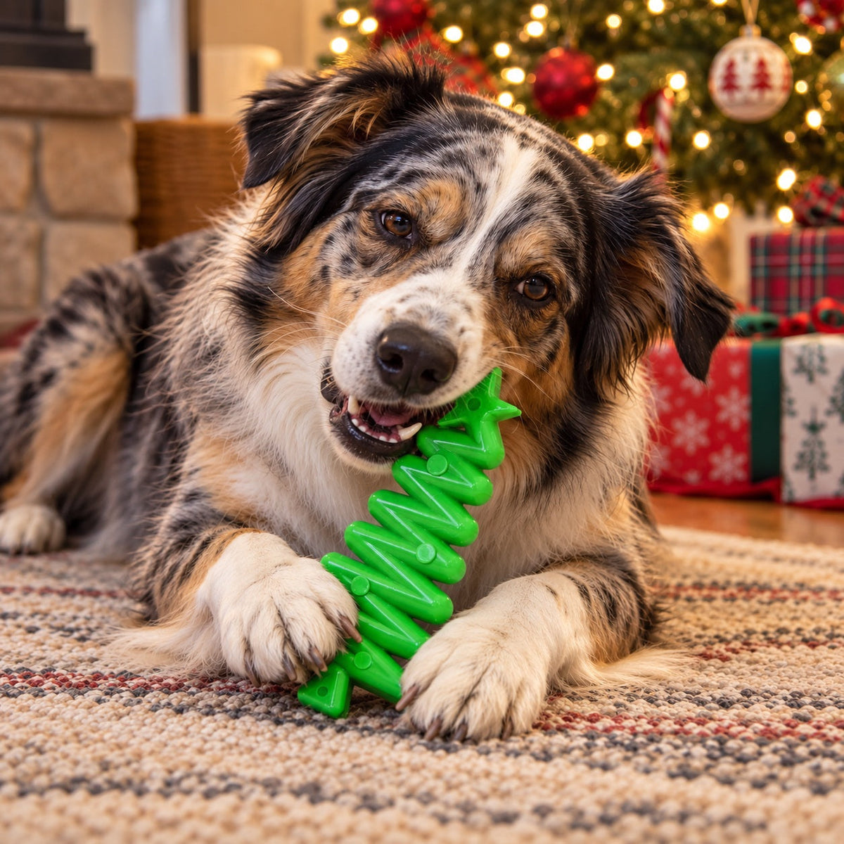Christmas Tree Nylon Dog Chew Toy