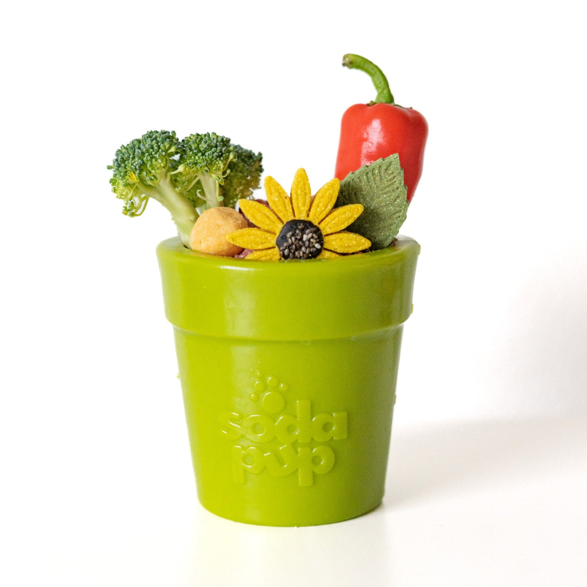 Large Flower Pot eCup Treat Dispenser