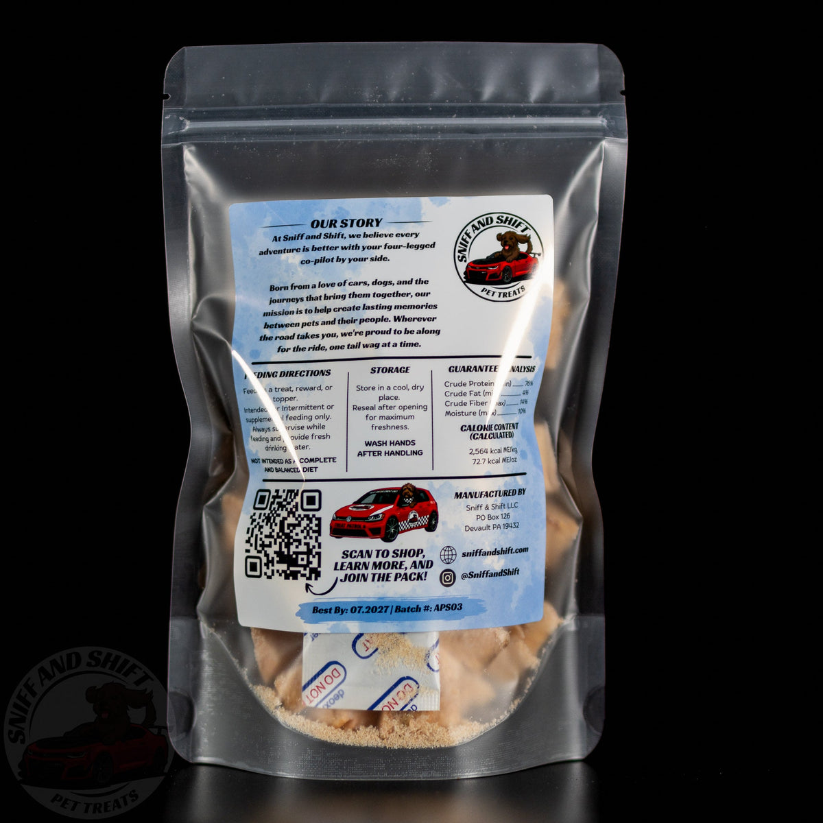 Freeze-Dried Pink Salmon Treats for Dogs and Cats