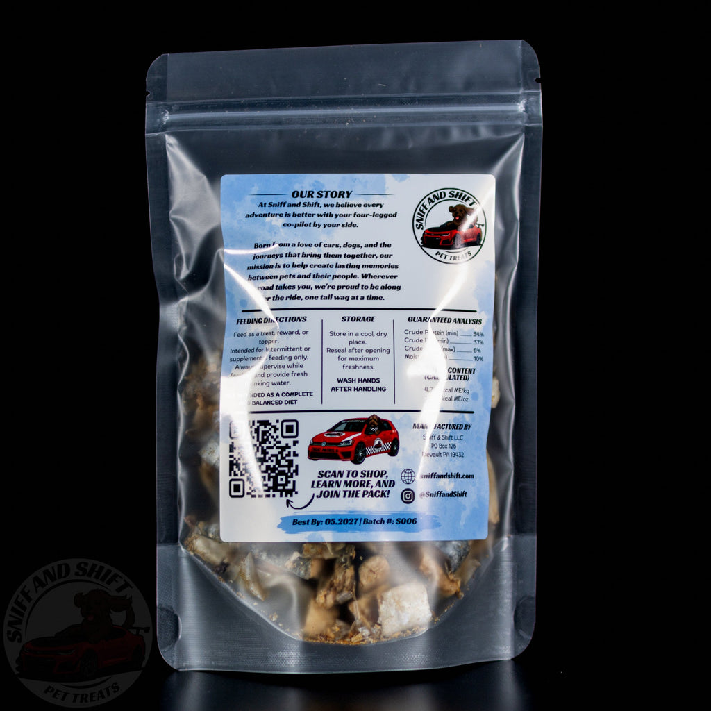 Freeze-Dried Whole Sardines for Dogs and Cats