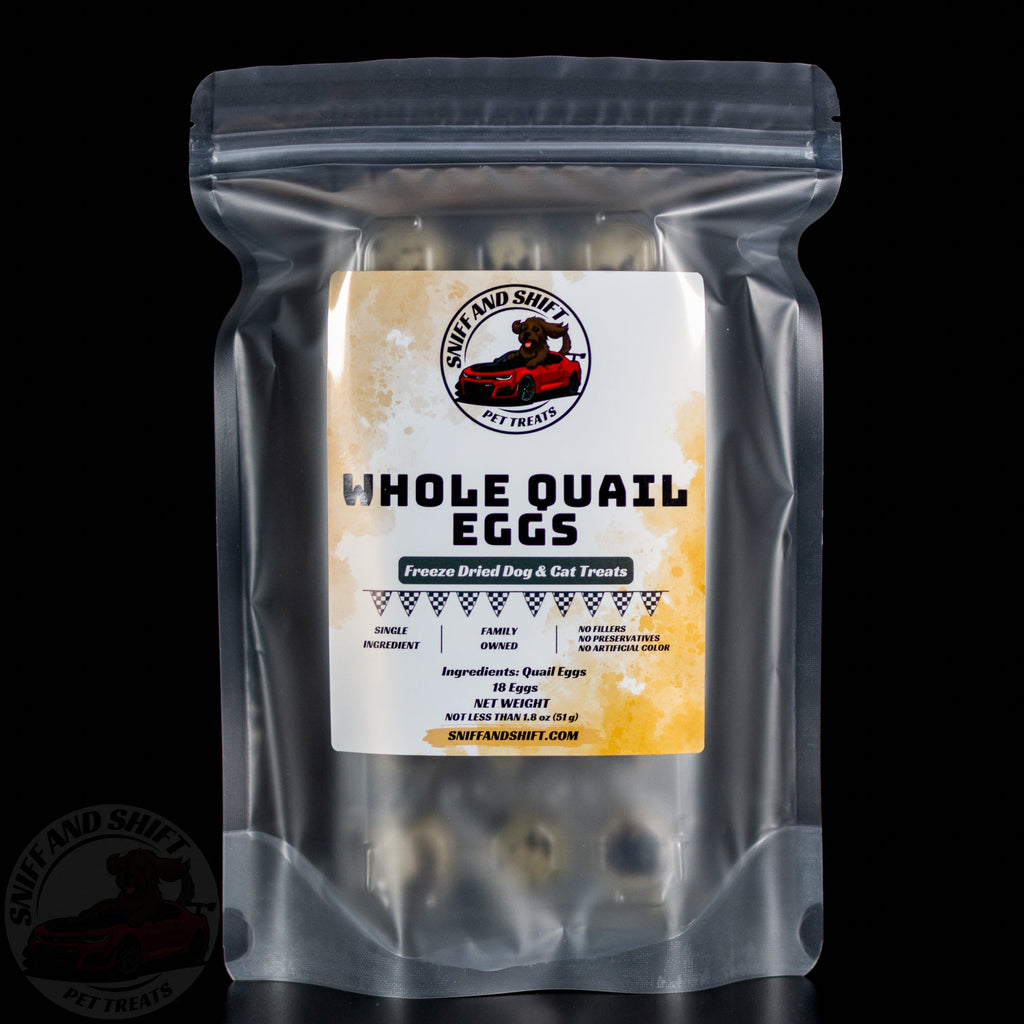 Freeze-Dried Whole Quail Eggs for Dogs and Cats